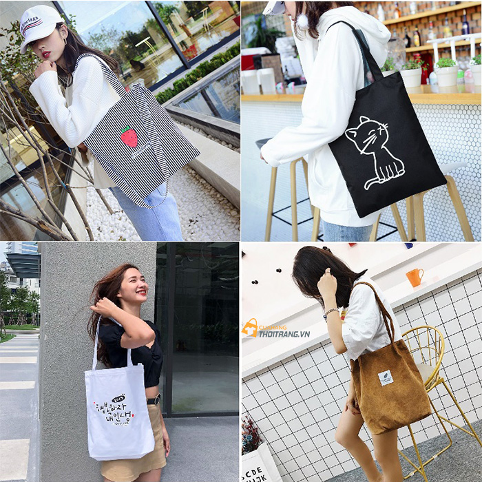 Các mẫu Túi Tote đẹp được giới trẻ săn lùng nhiều nhất